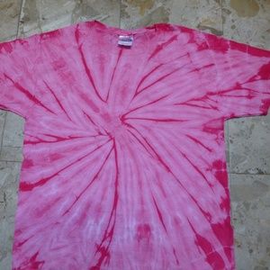 HANES TEE SHIRT PINK HIPPIE ERA T-SHIRT